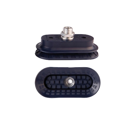 Fipa Bellows vacuum cup oval 85x40 mm, NBR blue, fitting G1/4-male 138.85x40.029.1